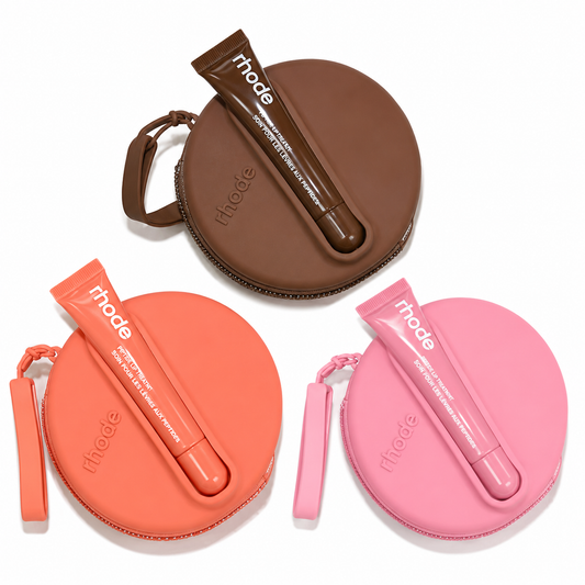 Rhode Inspired Silicone Lip Balm Pouch | Cute Aesthetic Carry Case