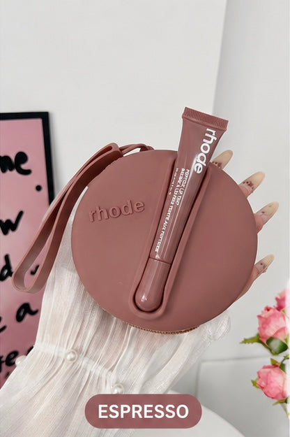 Rhode Inspired Silicone Lip Balm Pouch | Cute Aesthetic Carry Case