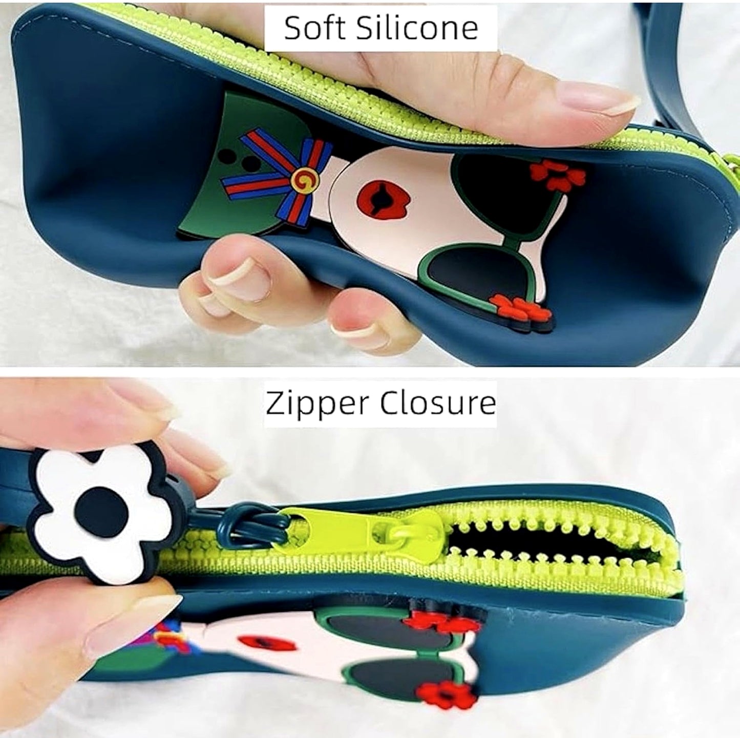 Coastal Chic quirky Sunglasses case – Travel Friendly Protective Eyewear Holder