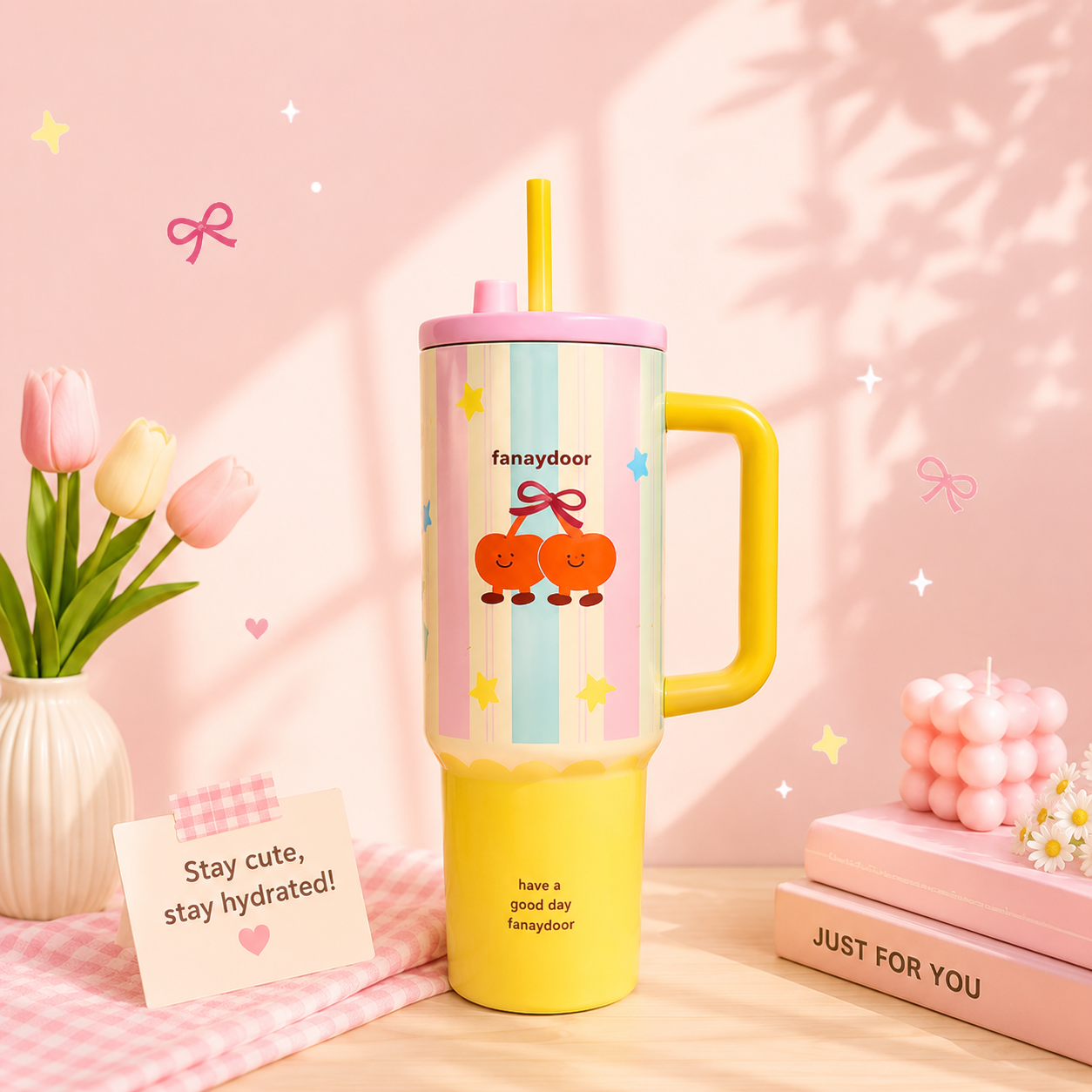 Kawaii Dreams Insulated Tumbler – 750ml