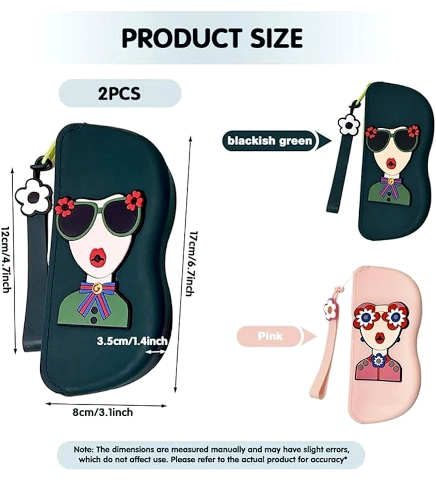 Coastal Chic quirky Sunglasses case – Travel Friendly Protective Eyewear Holder
