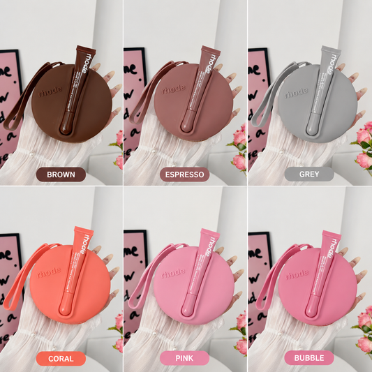Rhode Inspired Silicone Lip Balm Pouch | Cute Aesthetic Carry Case