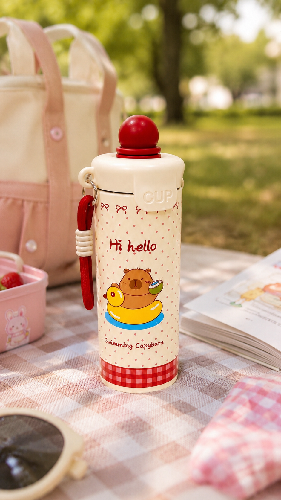 Kawaii Bubble Pop Pinteresty Stainless Steel Sipper | Cute Aesthetic Tumbler