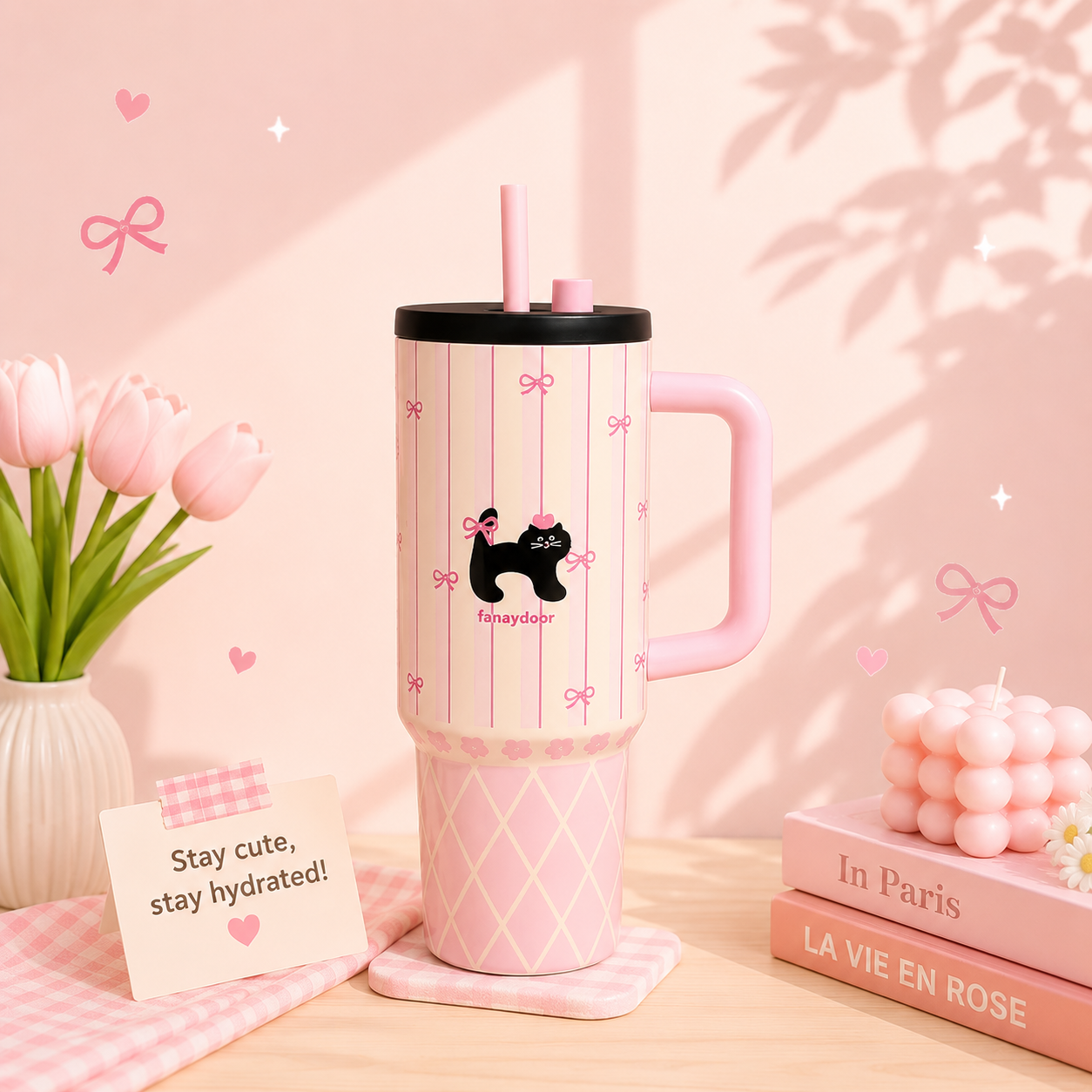 Kawaii Dreams Insulated Tumbler – 750ml