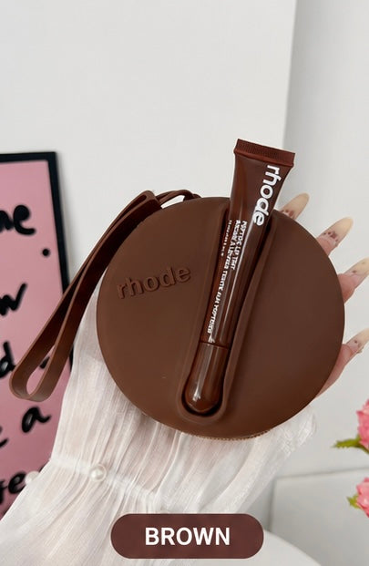 Rhode Inspired Silicone Lip Balm Pouch | Cute Aesthetic Carry Case