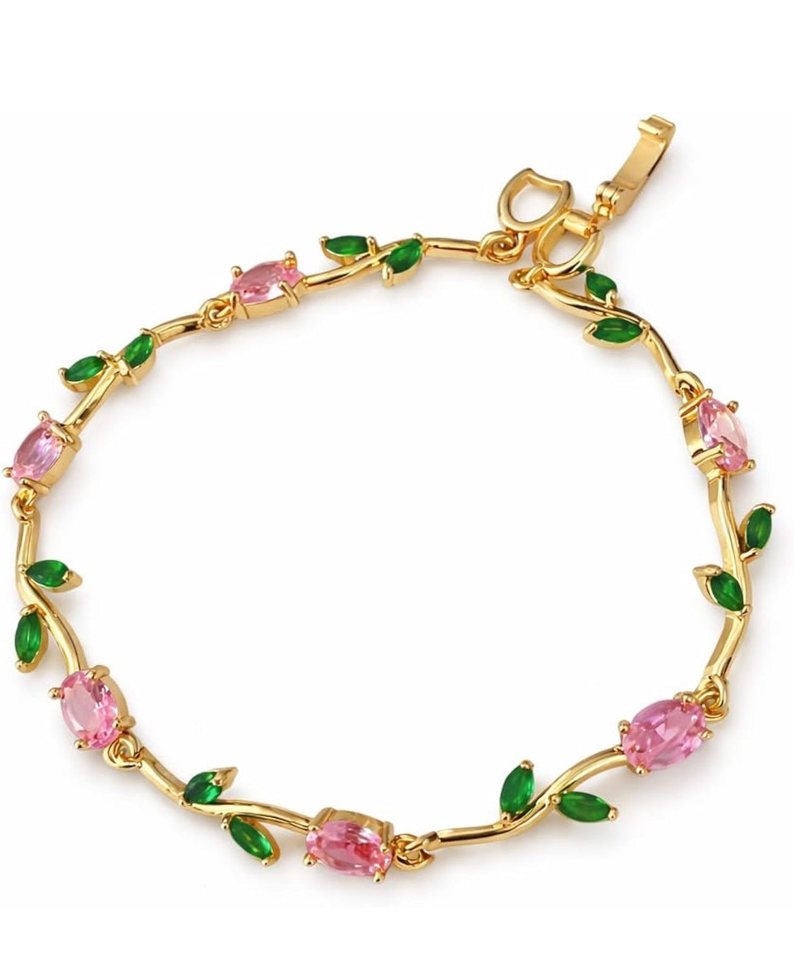 Blush garden tulip bracelet