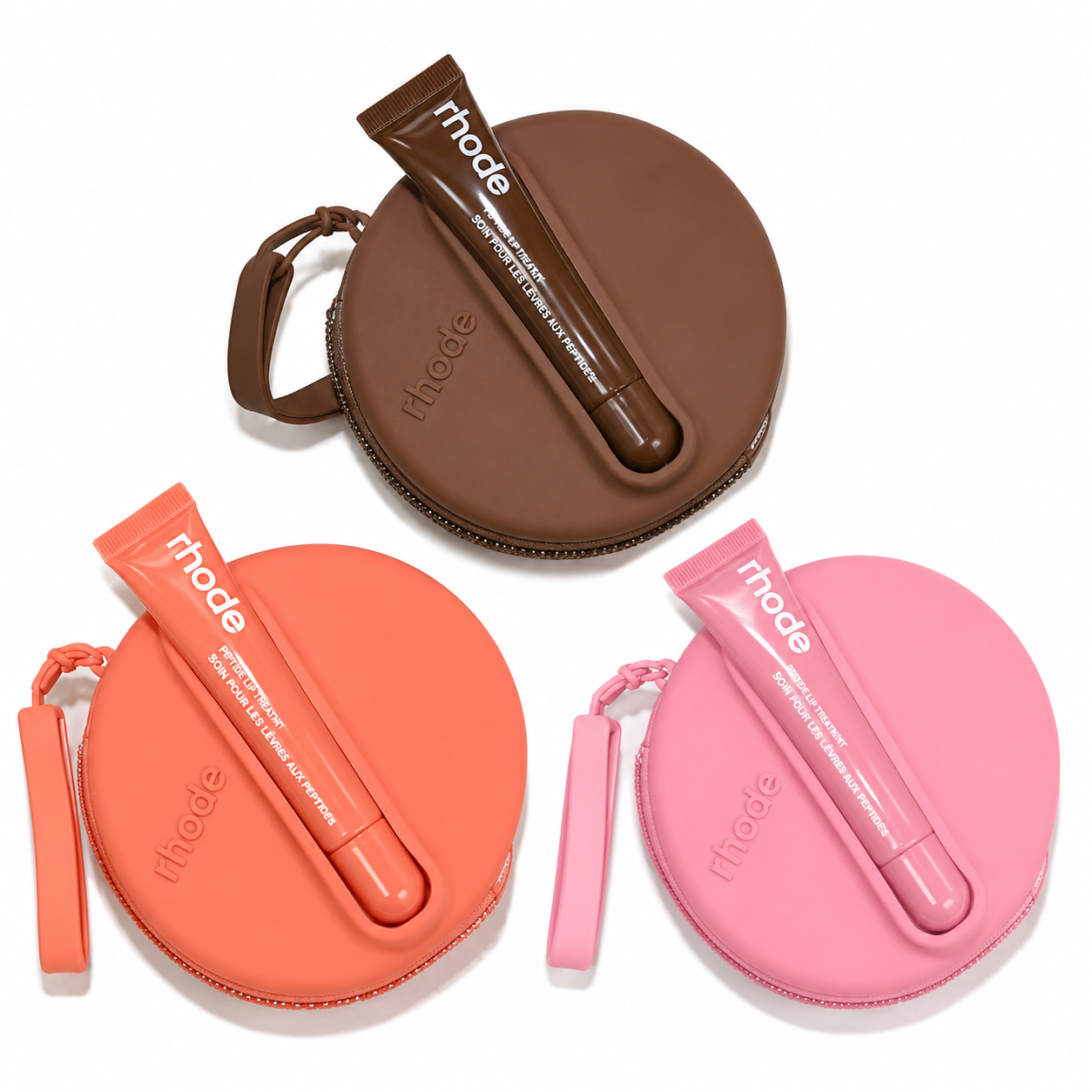 Rhode Inspired Silicone Lip Balm Pouch | Cute Aesthetic Carry Case