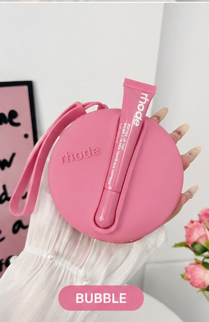 Rhode Inspired Silicone Lip Balm Pouch | Cute Aesthetic Carry Case