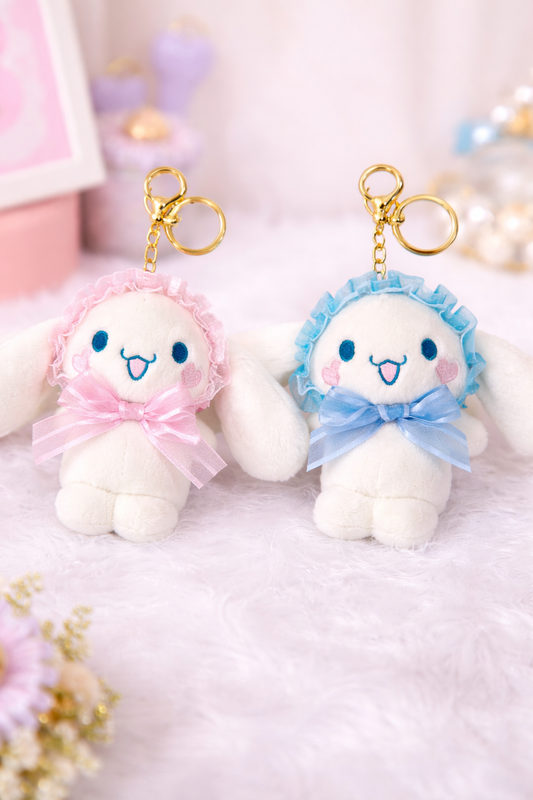 Cinnamoroll Plush kawaii Keychain – Soft Cloud Aesthetic Bag Charm 💙