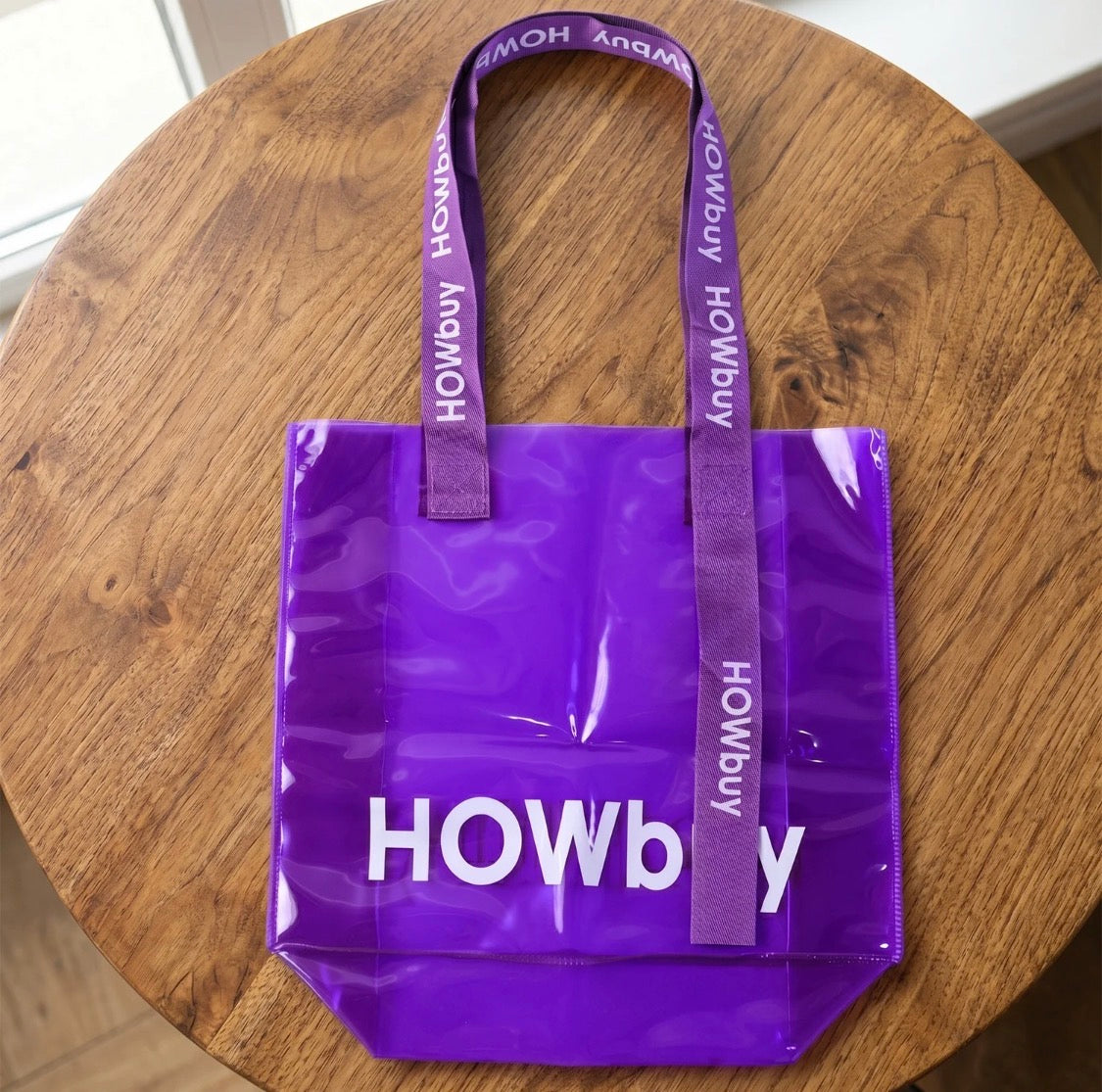 Kawaii Glossy Transparent Tote Bag 🌈✨